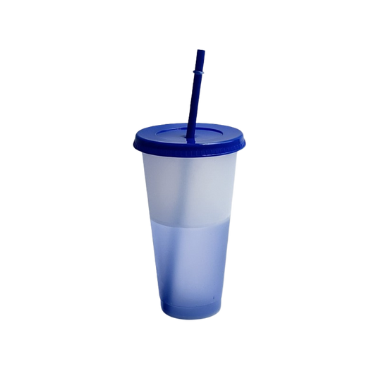 Mood Magic - Blue Plastic Tumbler Cup